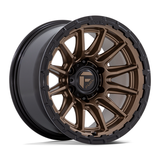 Fuel 1Pc FC866 PISTON - 22x10 -18mm 6x135 MATTE BRONZE W/ GLOSS BLACK LI Wheel | FC866ZB22106318N