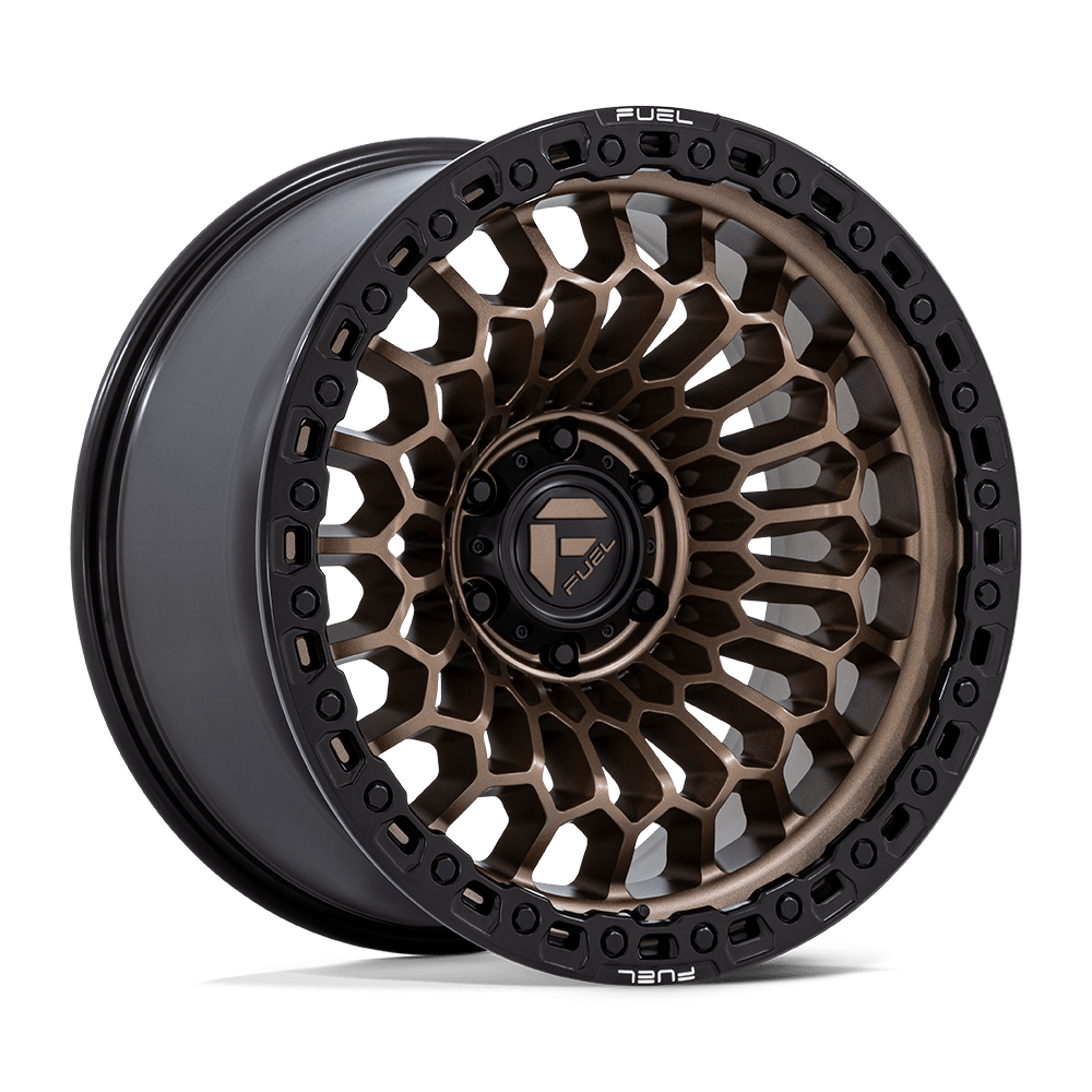 FUEL 1PC FC870 SINISTER 20x10 -18 5x127 MATTE BRONZE W/ M-BLK LIP