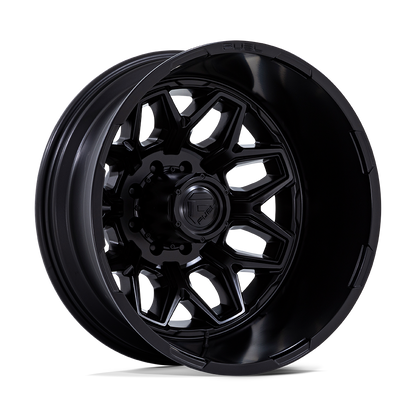 FUEL 1PC D871 FLUX DUALLY 20X8.25 -201 8X170 BLACKOUT