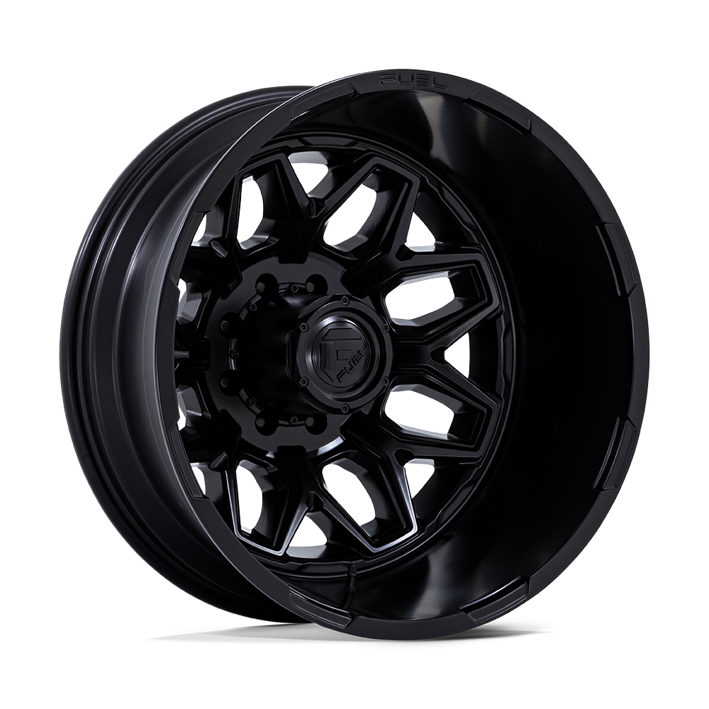 FUEL 1PC D871 FLUX DUALLY 20x8.25 -201 8x210 BLACKOUT