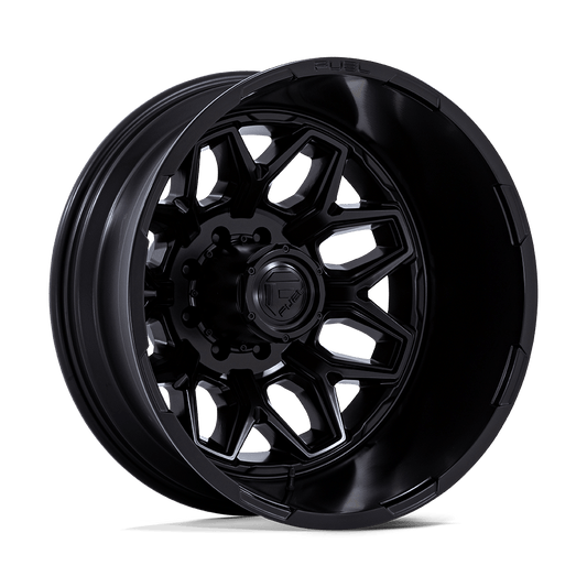 FUEL 1PC D871 FLUX DUALLY 20x8.25 -227 8x165.1 BLACKOUT