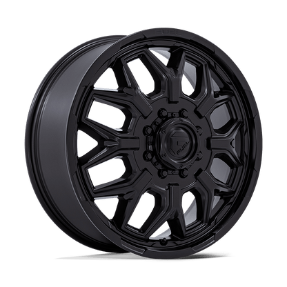 FUEL 1PC D871 FLUX DUALLY 20X8.25 104 8X170 BLACKOUT