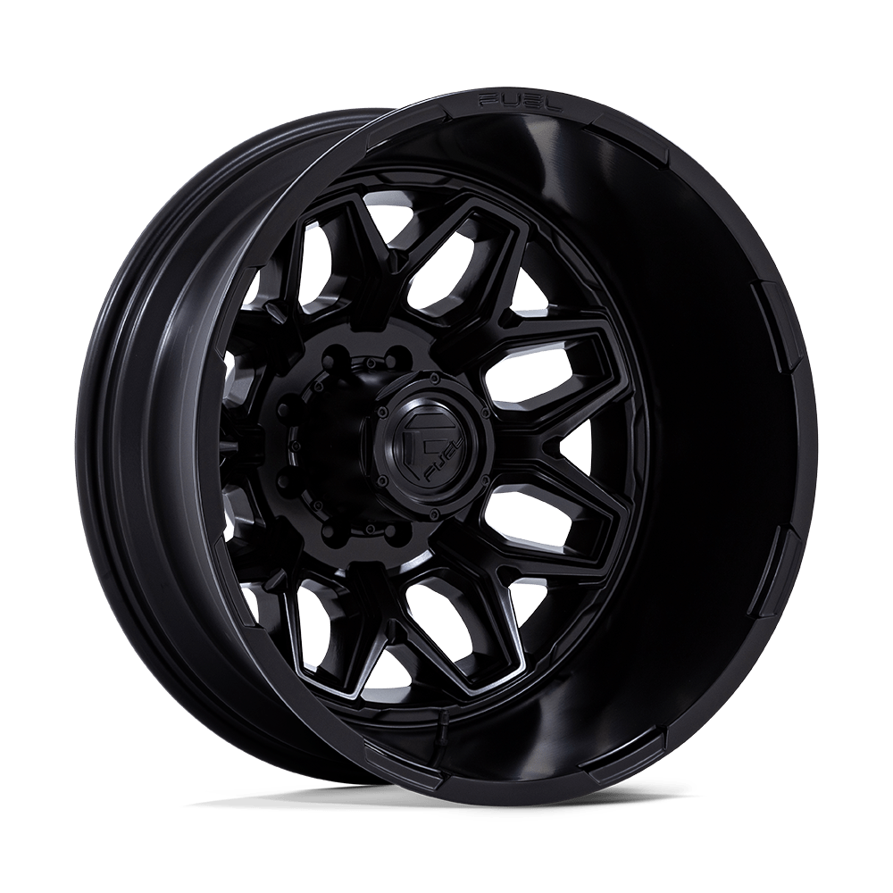 FUEL 1PC D871 FLUX DUALLY 22X8.25 -227 8X170 BLACKOUT