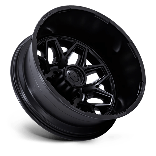 FUEL 1PC D871 FLUX DUALLY 22X8.25 -227 8X200 BLACKOUT