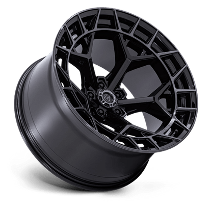 FUEL 1PC FC873 CHARGER 22X12 -44 5X127 GLOSS BLACK BRUSHED DARK TINT