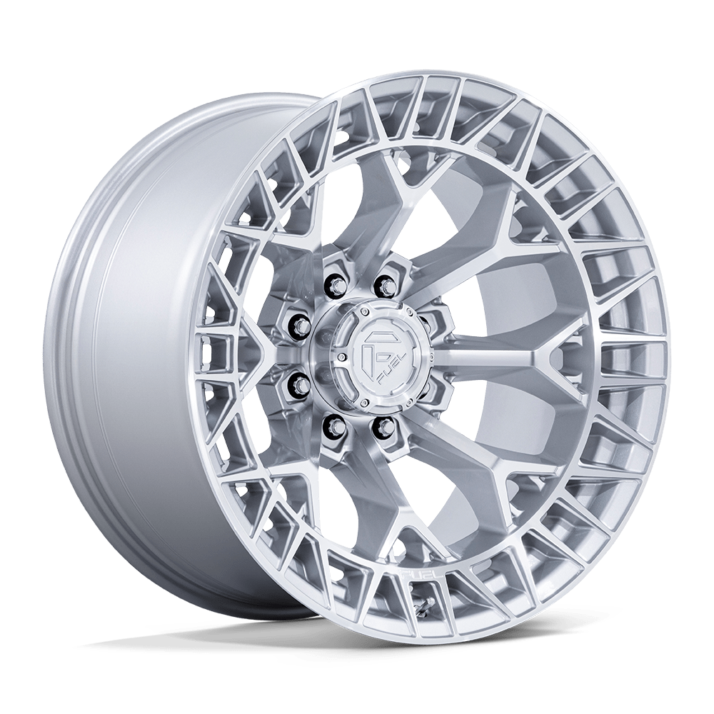 Fuel 1Pc FC873 CHARGER - 20x10 -18mm 8x180 GLOSS SILVER W/ MACHINED FACE Wheel | FC873SD20108818N