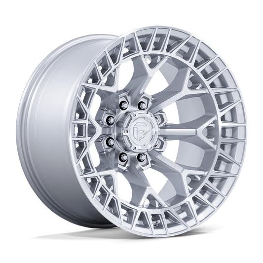Fuel 1Pc FC873 CHARGER - 20x10 -18mm 8x180 GLOSS SILVER W/ MACHINED FACE Wheel | FC873SD20108818N