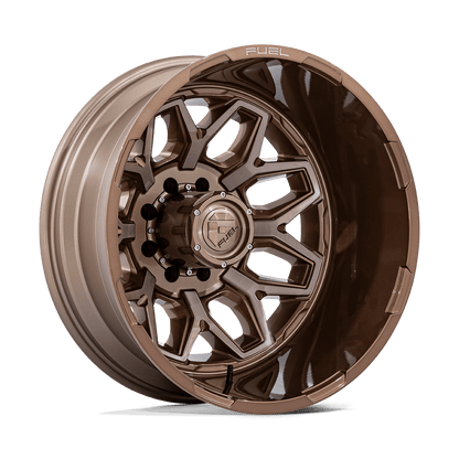 FUEL 1PC D876 FLUX DUALLY 22X8.25 -227 8X200 PLATINUM BRONZE