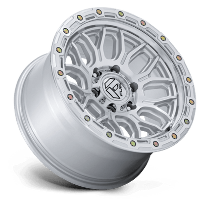 FUEL 1PC FC881 SURGE 20X9 20 8X180 GLOSS SILVER W/ MACHINED FACE