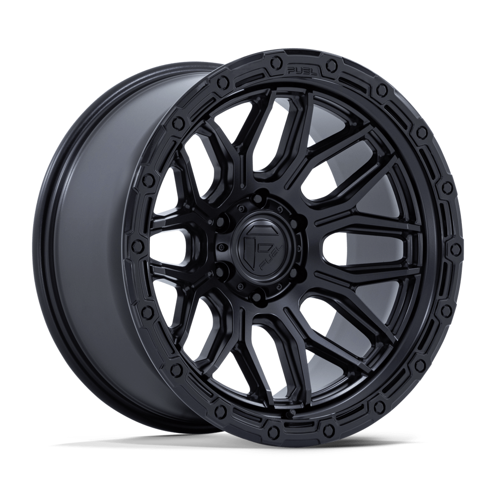 FUEL 1PC FC881 SURGE 18X9 1 5X127 MATTE BLACK W/ GLOSS BLACK LIP