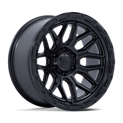 FUEL 1PC FC881 SURGE 18X9 1 6X135 MATTE BLACK W/ GLOSS BLACK LIP