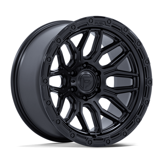 FUEL 1PC FC881 SURGE 18X9 20 6X139.7 MATTE BLACK W/ GLOSS BLACK LIP