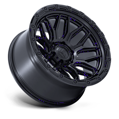 FUEL 1PC FC881 SURGE 20X9 1 8X165.1 MATTE BLACK W/ GLOSS BLACK LIP