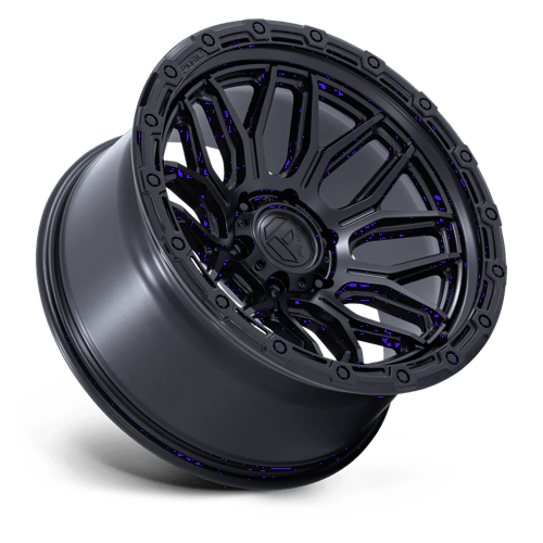 FUEL 1PC FC881 SURGE 18X9 20 6X139.7 MATTE BLACK W/ GLOSS BLACK LIP