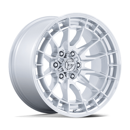 FUEL 1PC FC888 REVOLT 17X8.5 25 6X139.7 HYPER SILVER W/ MACHINED FACE