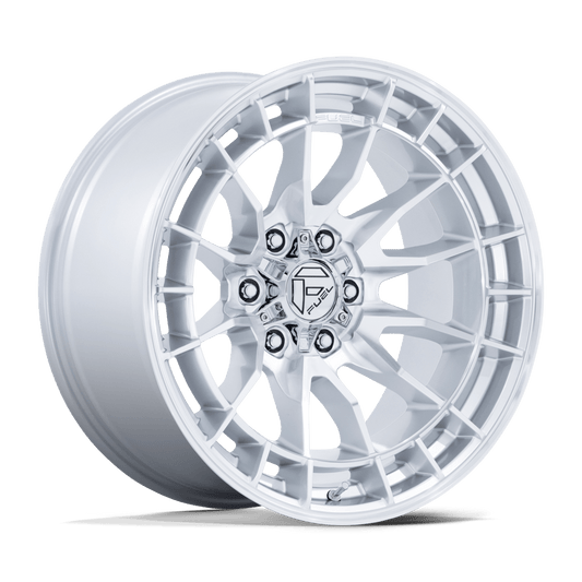 FUEL 1PC FC888 REVOLT 20X9 1 6X135 HYPER SILVER W/ MACHINED FACE