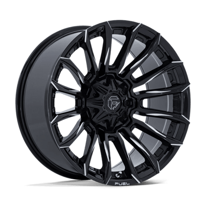 FUEL 1PC FC889 BLADE 22X10 -18 6X135/6X139.7 GLOSS BLACK MILLED