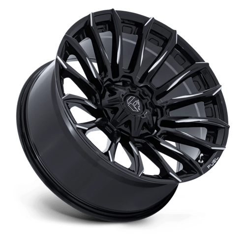 FUEL 1PC FC889 BLADE 20X9 1 5X127/5X139.7 GLOSS BLACK MILLED