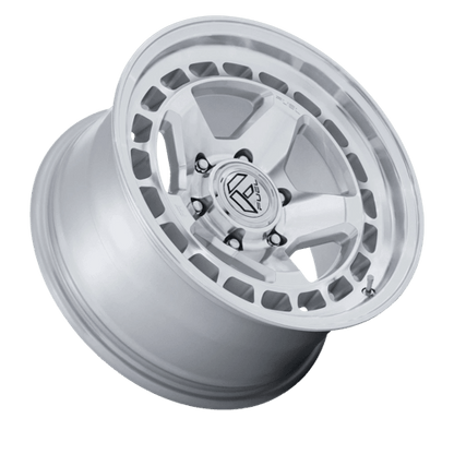 FUEL 1PC FC894 CORE 17X8.5 25 6X139.7 HYPER SILVER W/ MACHINED FACE