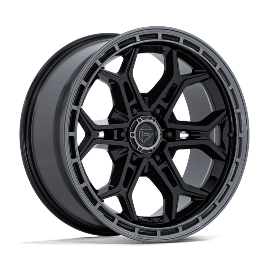 FUEL 1PC FC896 HEATHEN 20X9 1 6X139.7 GLOSS BLACK GLOSS GUNMETAL LIP
