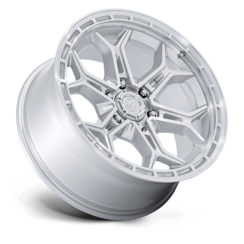 FUEL 1PC FC896 HEATHEN 20X9 20 6X135 GLOSS SILVER W/ MACHINED FACE