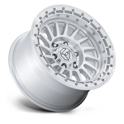 FUEL 1PC FC897 HAVOC 17X9 1 6X135 GLOSS SILVER W/ MACHINED FACE