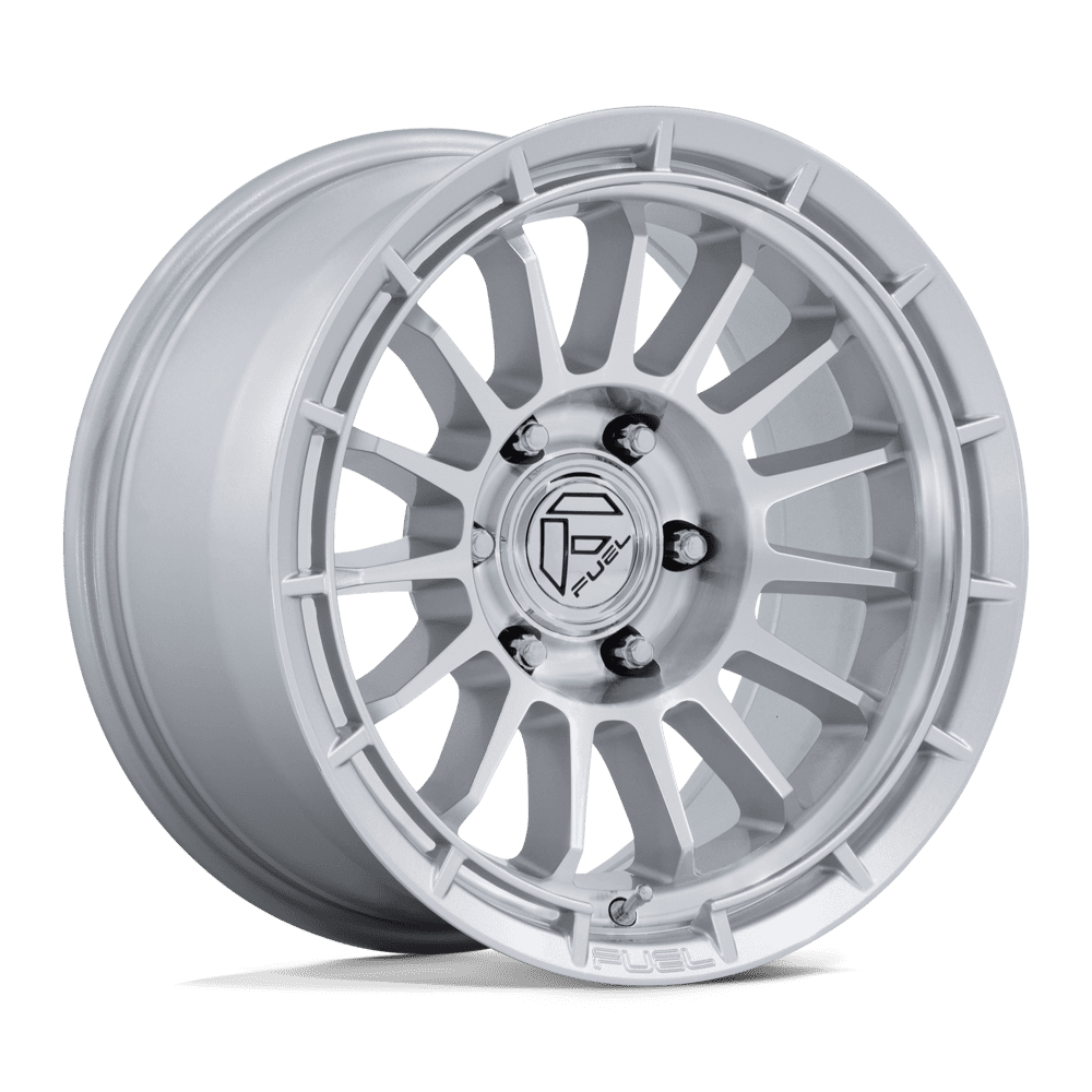 FUEL 1PC FC905 ASCEND 17X9 1 6X135 GLOSS SILVER W/ MACHINED FACE