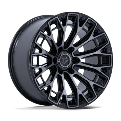 FUEL 1PC FC882 TRAX 20X9 1 8X170 GLOSS BLACK MACHINED FACE DTCC