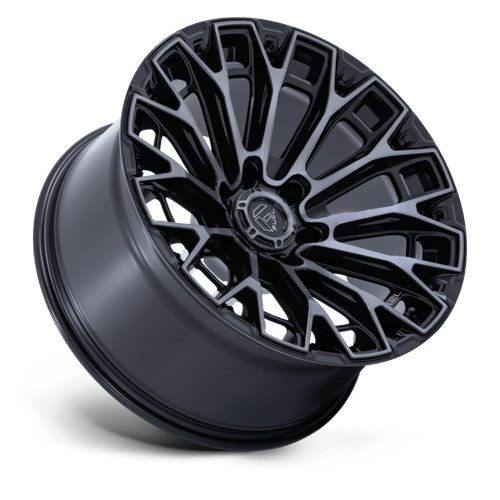 FUEL 1PC FC882 TRAX 20X9 1 8X170 GLOSS BLACK MACHINED FACE DTCC