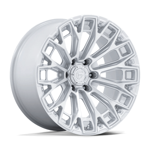 FUEL 1PC FC882 TRAX 20X9 20 6X139.7 GLOSS SILVER W/ MACHINED FACE