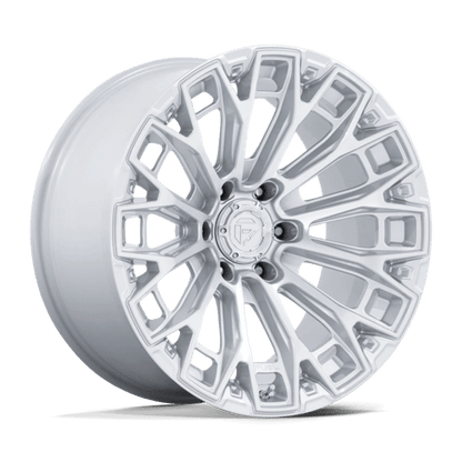 FUEL 1PC FC882 TRAX 17X9 -12 6X139.7 GLOSS SILVER W/ MACHINED FACE
