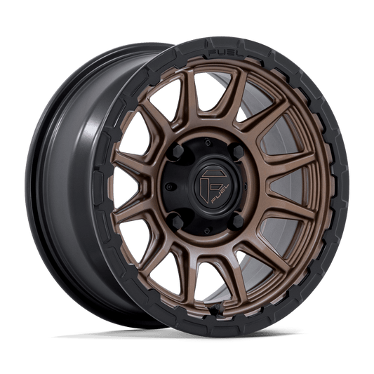 Fuel Utv FV866 PISTON UTV - 15x7 38mm 4x137 MATTE BRONZE W MATTE BLACK LIP Wheel | FV866ZB15704838A