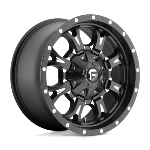 Fuel D517 KRANK - 17x9 1mm 5x127/5x135 MATTE BLACK MILLED Wheel | D51717900550