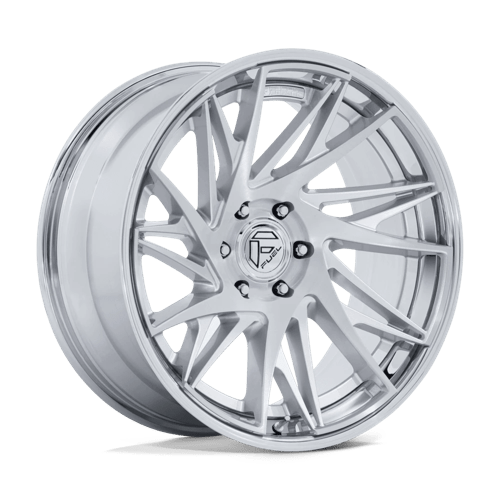 Fuel FC405 DYNAMO - 22x10 -18mm 6x139.7 GLOSS SILVER BRUSHED W/ CHR-LP Wheel | FC405RP22106818N