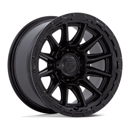 Fuel FC866 PISTON - 20x10 -18mm 6x139.7 BLACKOUT W/ GLOSS BLACK LIP Wheel | FC866MX20106818N