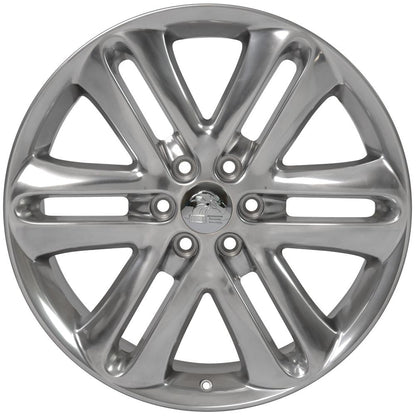 22" Replica Wheel FR76 Fits Ford F150 22x9 Polished Wheel
