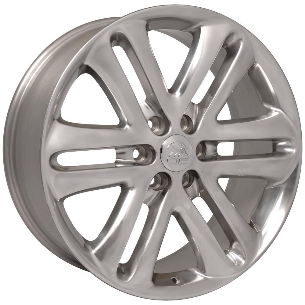 22" Replica Wheel FR76 Fits Ford F150 22x9 Polished Wheel