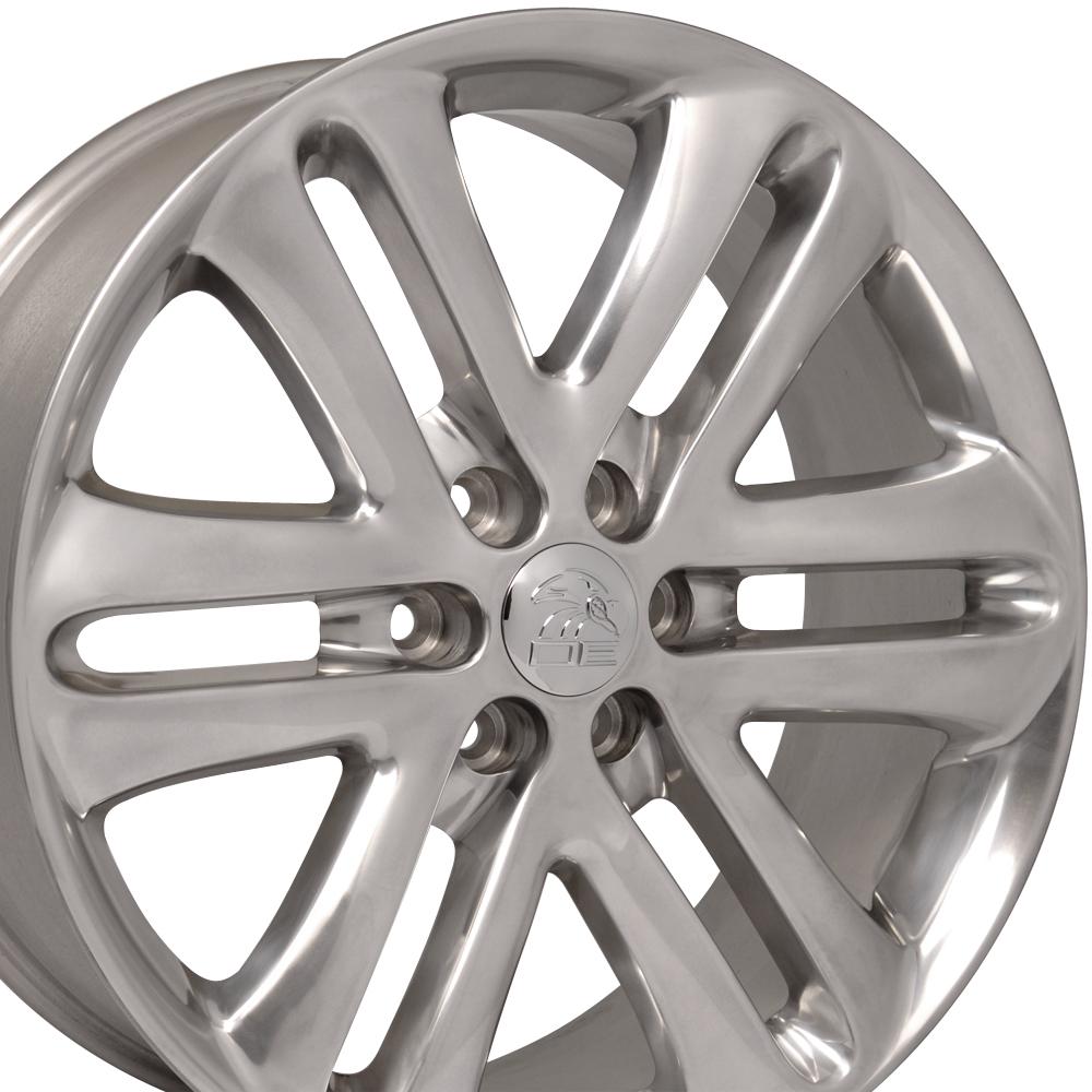 22" Replica Wheel FR76 Fits Ford F150 22x9 Polished Wheel
