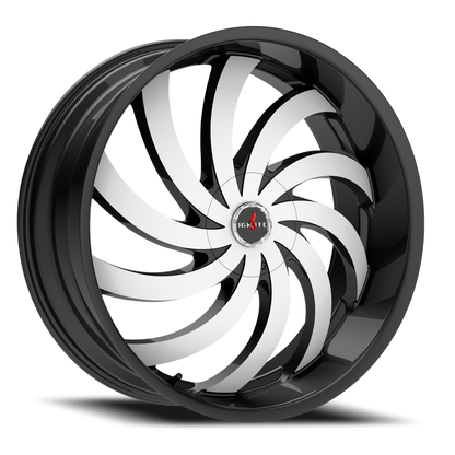IGNITE G04 FLAME 20X8.5 35MM 5X114.3/5X120 GLOSS BLACK MACHINED | G0408550135GBM