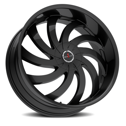 IGNITE G04 FLAME 20X8.5 35MM 5X114.3/5X120 ALL GLOSS BLACK | G0408550135GB
