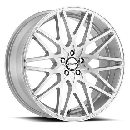 SHIFT H32 FORMULA 20X8.5 35MM 5X112 BRUSHED FACE SILVER | H32051235BFS
