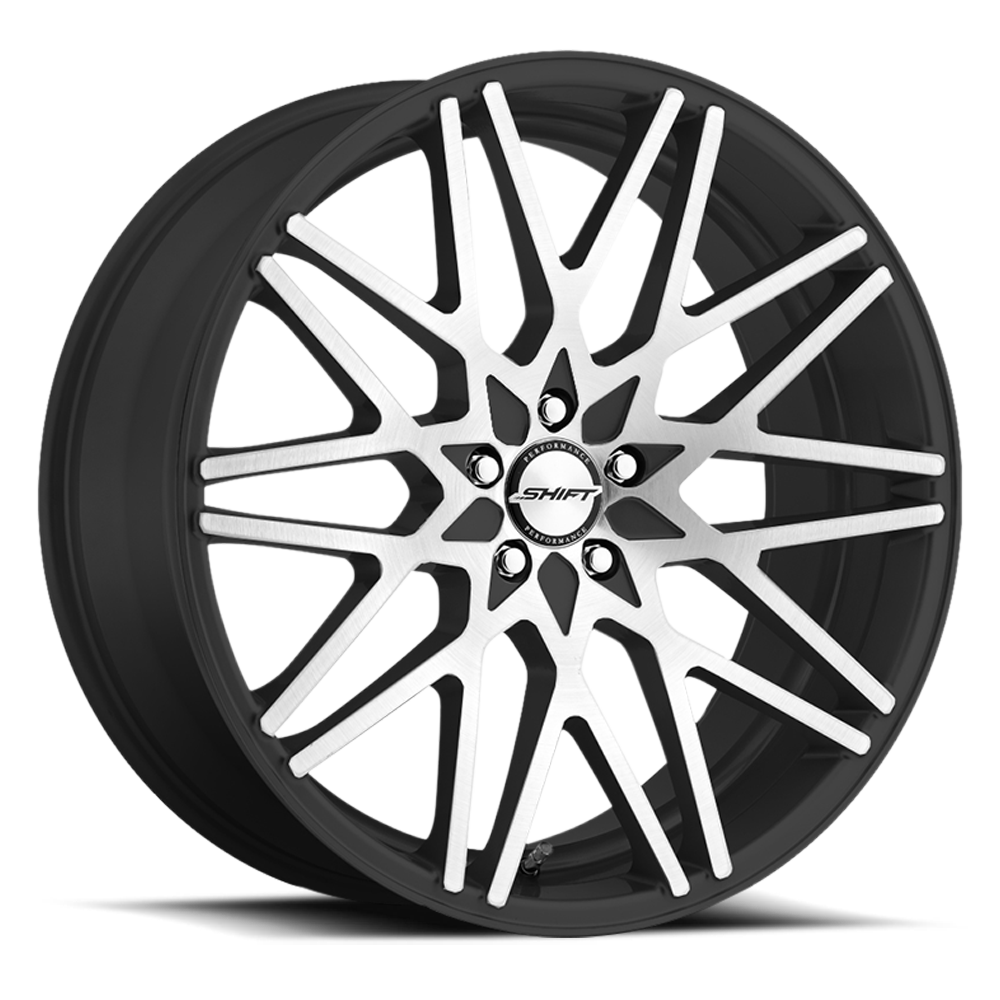 SHIFT H32 FORMULA 18X8 35MM 5X100/5X114.3 GLOSS BLACK MACHINED | H32850035GBM