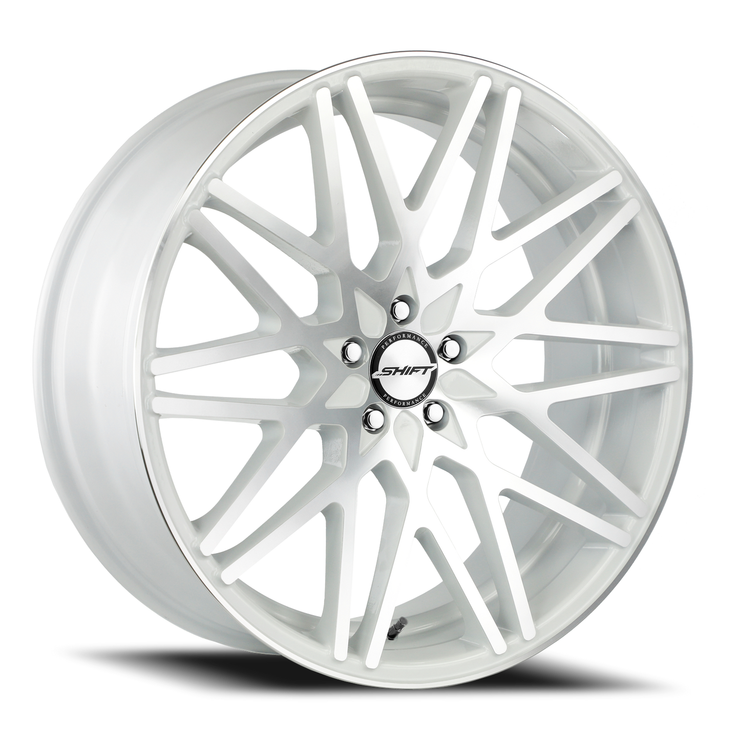 SHIFT H32 FORMULA 20X8.5 35MM 5X114.3 WHITE MACHINED | H32051435WM