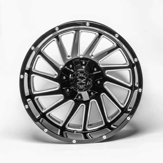 Xtreme Force XF-Twist 20x10 -25 5x139/5x150 Black Milled