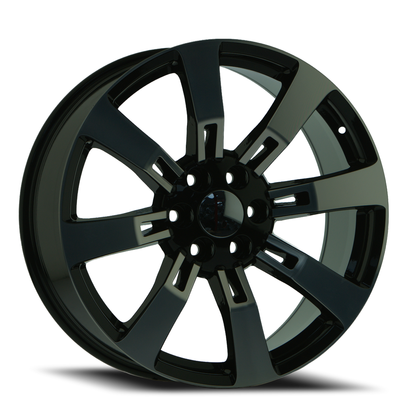 O.E. REVOLUTION G-02 22X9 31 6X139.7 GLOSS BLACK & MACHINED