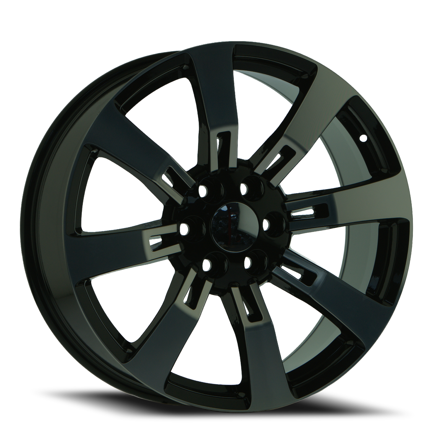 O.E. REVOLUTION G-02 26X10 31 6X139.7 GLOSS BLACK & MACHINED