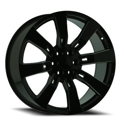 O.E. REVOLUTION G-02 24X10 31 6X139.7 GLOSS BLACK & MILLED