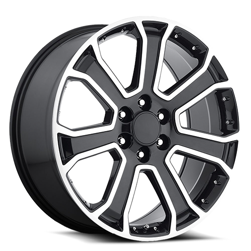 O.E. REVOLUTION G-06 22X9 31 6X139.7 GLOSS BLACK & MILLED