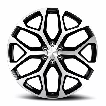 O.E. REVOLUTION G-09 24X10 24 6X139.7 GLOSS BLACK & MACHINED