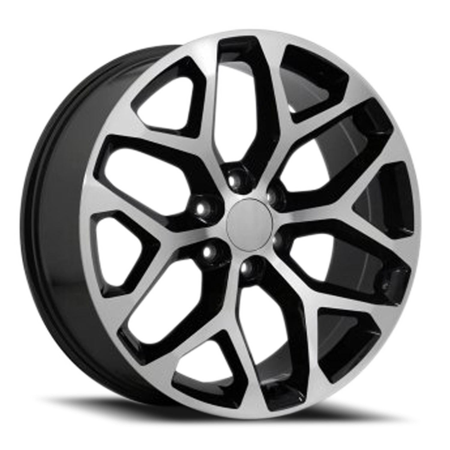 O.E. REVOLUTION G-09 26X10 31 6X139.7 GLOSS BLACK & MACHINED